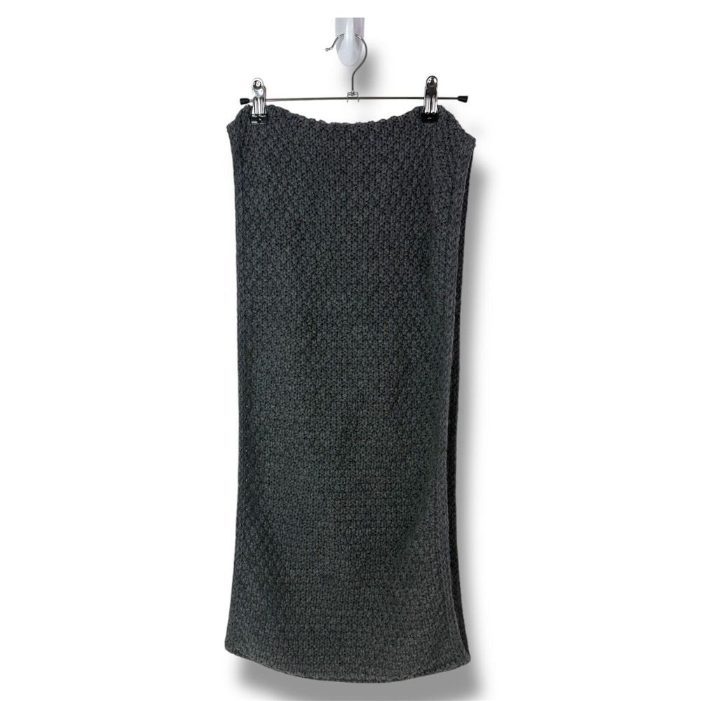 Cintelli e Galluzzo Scarf Unisex Knit Infinity Made in Italy Gray